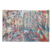 Claude Monet - La Rue Montorgueil - Parijs Kussensloop (Achterkant)