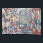 Claude Monet - La Rue Montorgueil - Parijs Kussensloop<br><div class="desc">La Rue Montorgueil à Paris fete du 30 juin 1878. Door Claude Monet in 1878.</div>