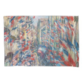 Claude Monet - La Rue Montorgueil - Parijs Kussensloop (Voorkant)