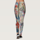 Claude Monet - La Rue Montorgueil - Parijs Leggings (Achterkant)