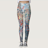 Claude Monet - La Rue Montorgueil - Parijs Leggings (Voorkant)