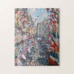 Claude Monet - La Rue Montorgueil - Parijs Legpuzzel<br><div class="desc">La Rue Montorgueil à Paris fete du 30 juin 1878. Door Claude Monet in 1878.</div>