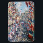 Claude Monet - La Rue Montorgueil - Parijs Magneet<br><div class="desc">La Rue Montorgueil à Paris fete du 30 juin 1878. Door Claude Monet in 1878.</div>