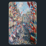 Claude Monet - La Rue Montorgueil - Parijs Magneet<br><div class="desc">La Rue Montorgueil à Paris fete du 30 juin 1878. Door Claude Monet in 1878.</div>
