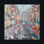 Claude Monet - La Rue Montorgueil - Parijs Magneet<br><div class="desc">La Rue Montorgueil à Paris fete du 30 juin 1878. Door Claude Monet in 1878.</div>