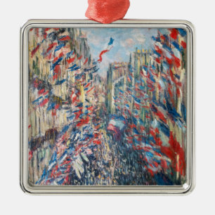 Claude Monet - La Rue Montorgueil - Parijs Metalen Ornament