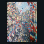 Claude Monet - La Rue Montorgueil - Parijs Notitieboek<br><div class="desc">La Rue Montorgueil à Paris fete du 30 juin 1878. Door Claude Monet in 1878.</div>
