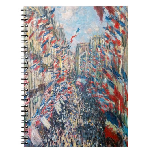 Claude Monet - La Rue Montorgueil - Parijs Notitieboek (Voorkant)
