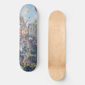 Claude Monet - La Rue Montorgueil - Parijs Persoonlijk Skateboard (Voorkant)