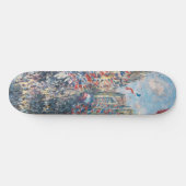 Claude Monet - La Rue Montorgueil - Parijs Persoonlijk Skateboard (Horizontaal)