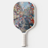 Claude Monet - La Rue Montorgueil - Parijs Pickleball Paddle (Achterkant)