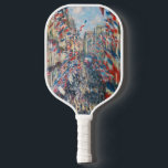 Claude Monet - La Rue Montorgueil - Parijs Pickleball Paddle<br><div class="desc">La Rue Montorgueil à Paris fete du 30 juin 1878. Door Claude Monet in 1878.</div>