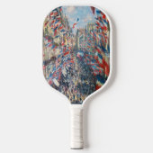 Claude Monet - La Rue Montorgueil - Parijs Pickleball Paddle (Voorkant)