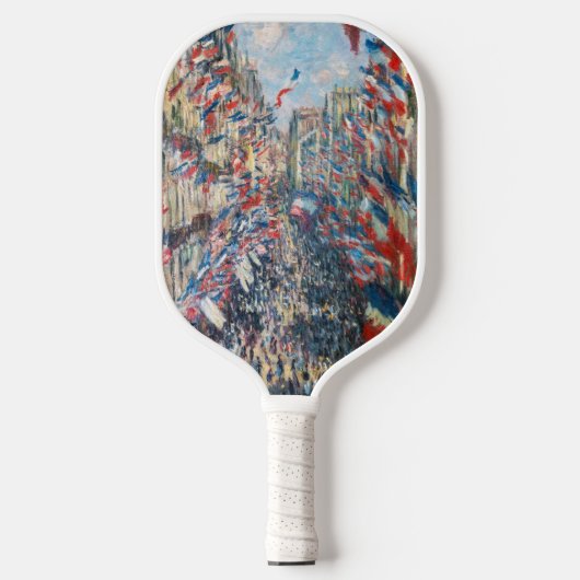 Claude Monet - La Rue Montorgueil - Parijs Pickleball Paddle (Voorkant)