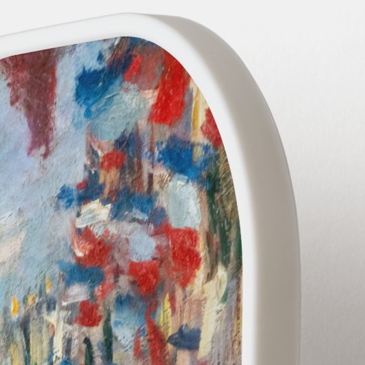 Claude Monet - La Rue Montorgueil - Parijs Pickleball Paddle (Links Detail)