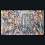 Claude Monet - La Rue Montorgueil - Parijs Plaatskaart Houder<br><div class="desc">La Rue Montorgueil à Paris fete du 30 juin 1878. Door Claude Monet in 1878.</div>