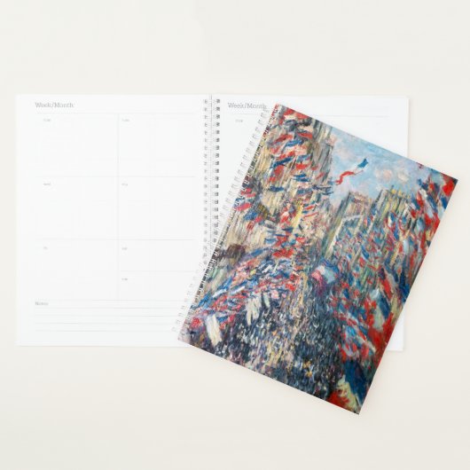 Claude Monet - La Rue Montorgueil - Parijs Planner (Display)