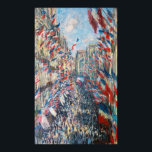 Claude Monet - La Rue Montorgueil - Parijs Poster<br><div class="desc">La Rue Montorgueil à Paris fete du 30 juin 1878. Door Claude Monet in 1878.</div>