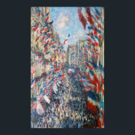 Claude Monet - La Rue Montorgueil - Parijs Poster<br><div class="desc">La Rue Montorgueil à Paris fete du 30 juin 1878. Door Claude Monet in 1878.</div>