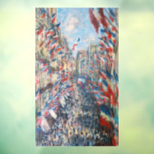 Claude Monet - La Rue Montorgueil - Parijs Raamsticker (Vel 3)