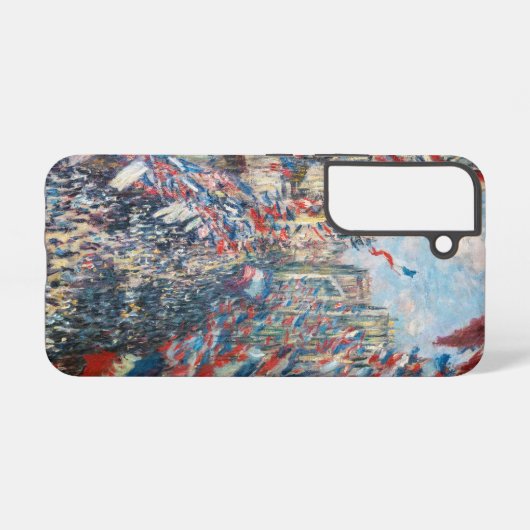 Claude Monet - La Rue Montorgueil - Parijs Samsung Galaxy Hoesje (Achterkant horizontaal)