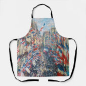 Claude Monet - La Rue Montorgueil - Parijs Schort (Voorkant)