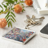 Claude Monet - La Rue Montorgueil - Parijs Sleutelhanger (Zijkant)