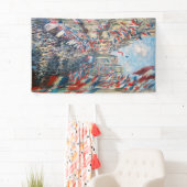 Claude Monet - La Rue Montorgueil - Parijs Spandoek (Insitu)