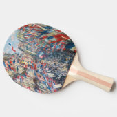 Claude Monet - La Rue Montorgueil - Parijs Tafeltennisbatje (Zijkant)