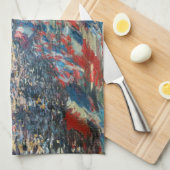 Claude Monet - La Rue Montorgueil - Parijs Theedoek (Quarter Fold)