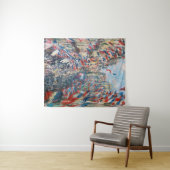 Claude Monet - La Rue Montorgueil - Parijs Wandkleed (In Situ (horizontaal))