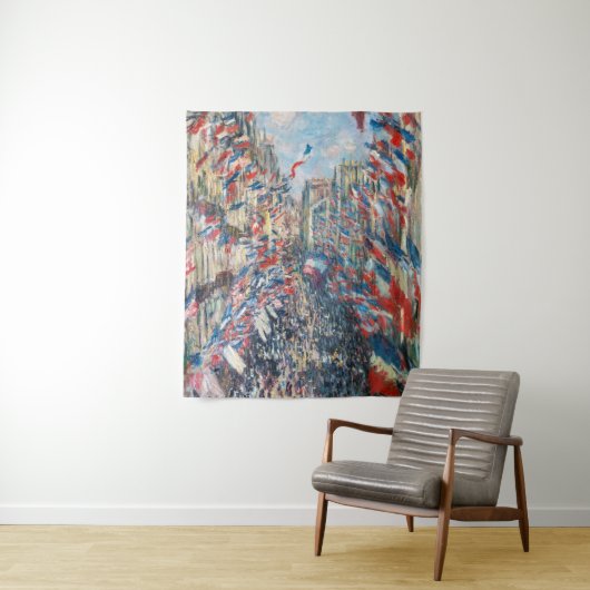 Claude Monet - La Rue Montorgueil - Parijs Wandkleed (In situ)