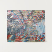 Claude Monet - La Rue Montorgueil - Parijs Wandkleed (Voorkant (horizontaal))