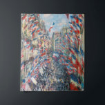 Claude Monet - La Rue Montorgueil - Parijs Wandkleed<br><div class="desc">La Rue Montorgueil à Paris fete du 30 juin 1878. Door Claude Monet in 1878.</div>