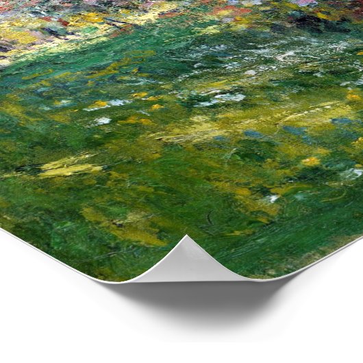 Claude Monet Landscape De Parc Monceau Poster (Hoek)