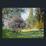 Claude Monet Landscape De Parc Monceau Poster<br><div class="desc">Claude Monet Landscape De Parc Monceau</div>