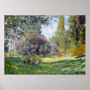 Claude Monet Landscape De Parc Monceau Poster