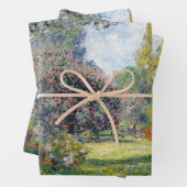 Claude Monet Landscape The Parc Monceau Poster Inpakpapier Vel (In situ)