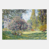 Claude Monet Landscape The Parc Monceau Poster Inpakpapier Vel (Voorkant)