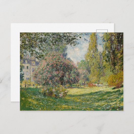 Claude Monet | Landschap: de Parc Monceau Briefkaart (Voorkant / Achterkant)
