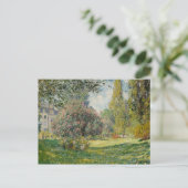 Claude Monet - Landschap: De Parc Monceau Briefkaart (Staand voorkant)