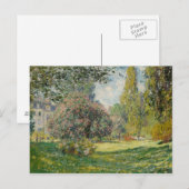 Claude Monet - Landschap: De Parc Monceau Briefkaart (Voorkant / Achterkant)