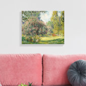 Claude Monet - Landschap: De Parc Monceau Canvas Afdruk (Insitu (Woonkamer))