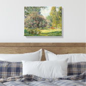 Claude Monet - Landschap: De Parc Monceau Canvas Afdruk (Insitu (Slaapkamer))