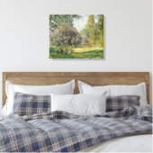 Claude Monet - Landschap: De Parc Monceau Canvas Afdruk (Insitu (Slaapkamer))