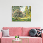 Claude Monet - Landschap: De Parc Monceau Canvas Afdruk (Insitu (Woonkamer))