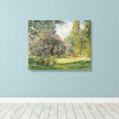 Claude Monet - Landschap: De Parc Monceau Canvas Afdruk (Insitu (Houten vloer))