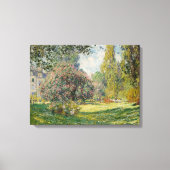 Claude Monet | Landschap: de Parc Monceau Canvas Afdruk (Voorkant)