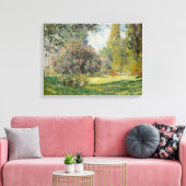 Claude Monet | Landschap: de Parc Monceau Canvas Afdruk (Insitu (Woonkamer))