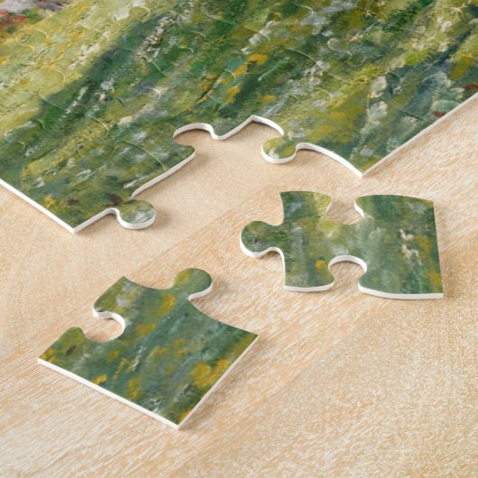 Claude Monet | Landschap: De Parc Monceau Legpuzzel (Zijkant)